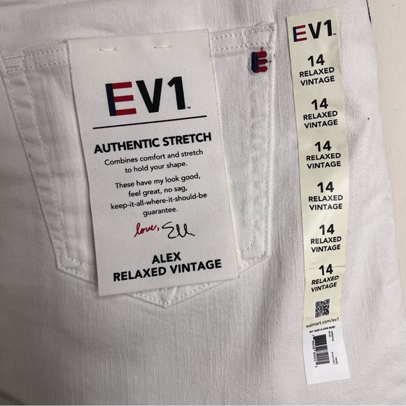 NWT EV1 White Denim Mini Skirt - Picture 5 of 7